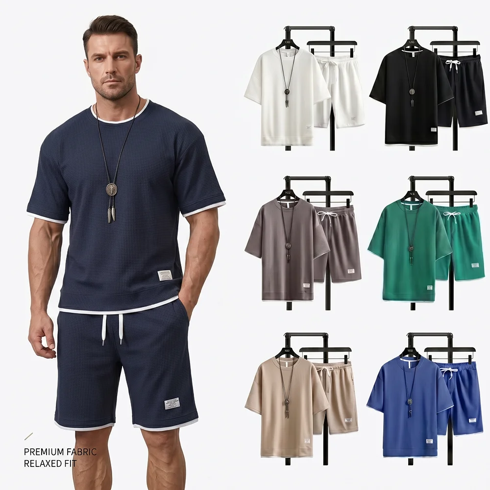 Summer Clothing Haul - Setelan Olahraga Pria Musim Panas Bahan