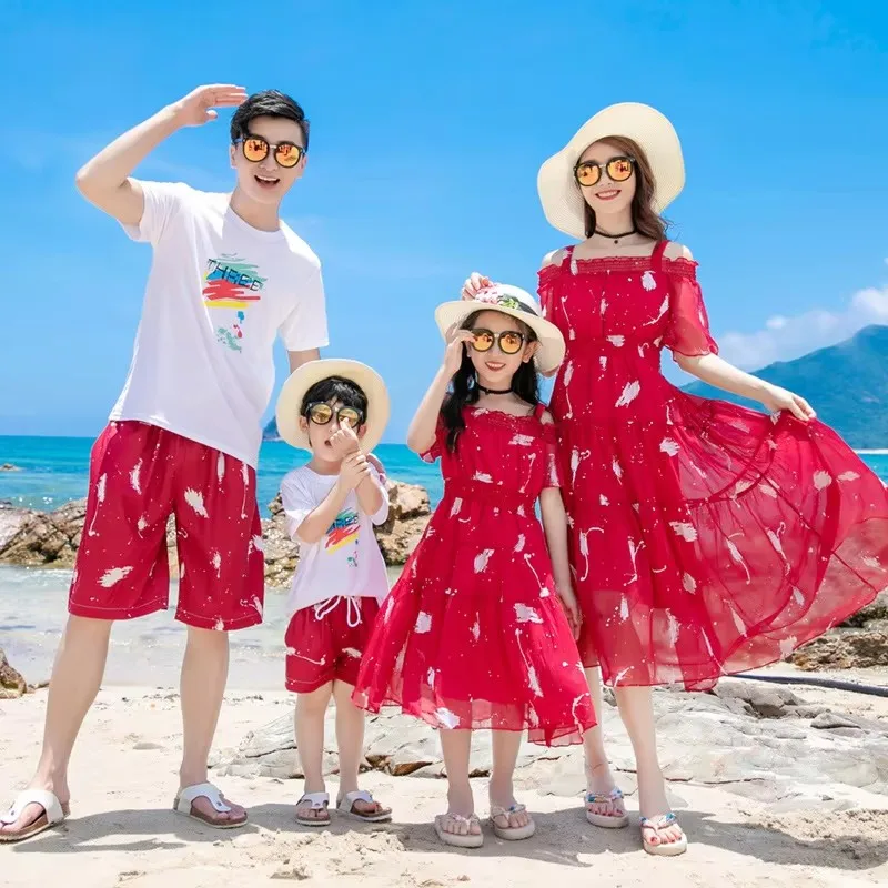 Summer Clothing Holiday - Tampilan Liburan Liburan Pakaian Keluarga Yang