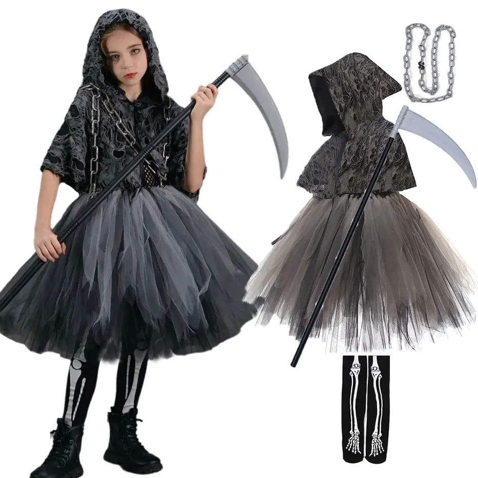 Summer Vacation Clothing Men - Kostum Cosplay Halloween Anak-Anak Menyeramkan Death