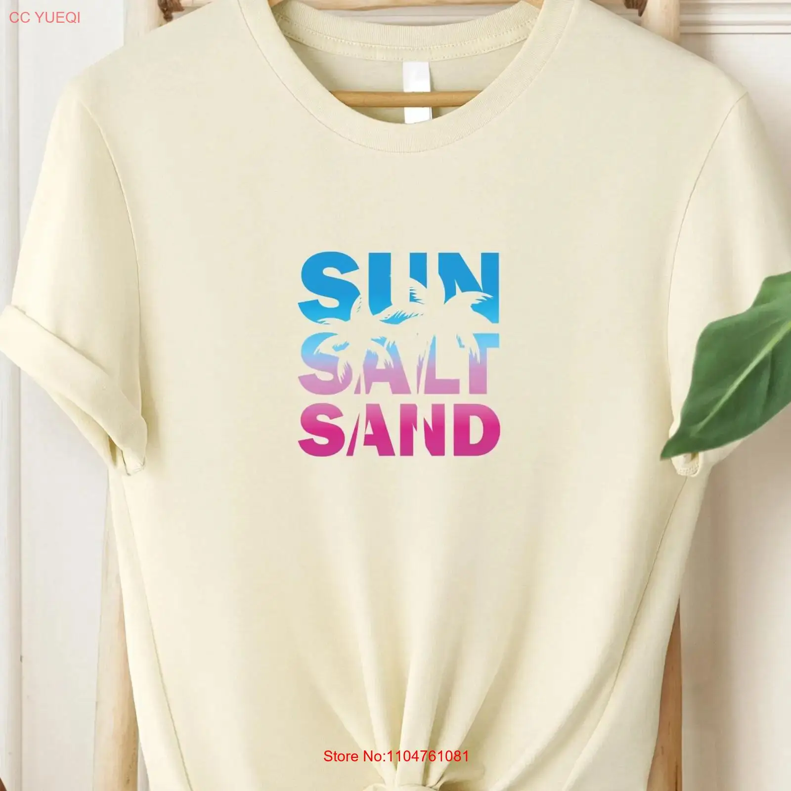 Summer Vacation Clothing Men - Kaos Sun Salt Sand Retro Summer