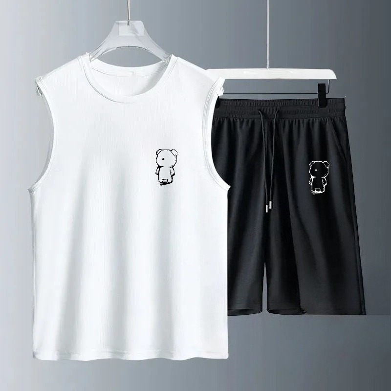 Summer Clothing Sets Men - Set Tank Top Pria Musim Panas