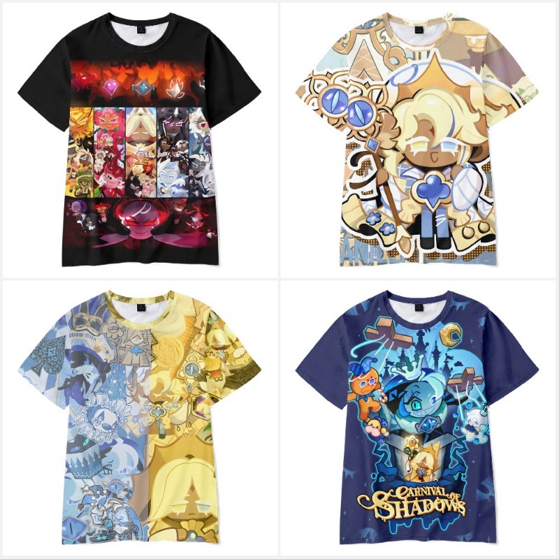 Summer Clothing Cartoon - Kaus Periferal Game Anime Shadow Milk