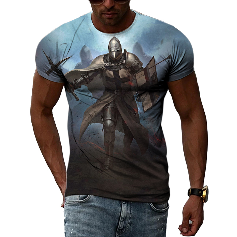 Summer Knights Clothing - Kaus lengan pendek keren tren jalanan