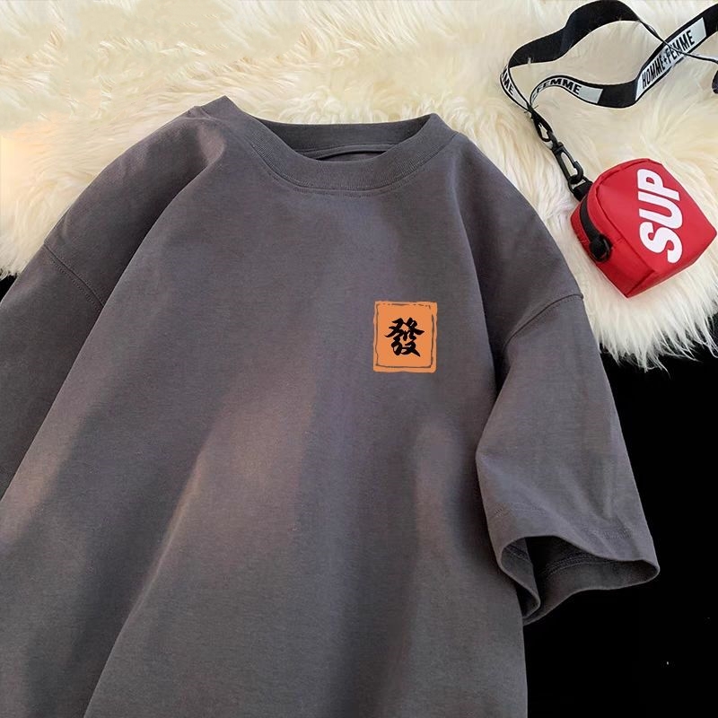 Kaos Katun Pria Lengan Pendek  - Summer Clothing Brand Names ulasan dan harga