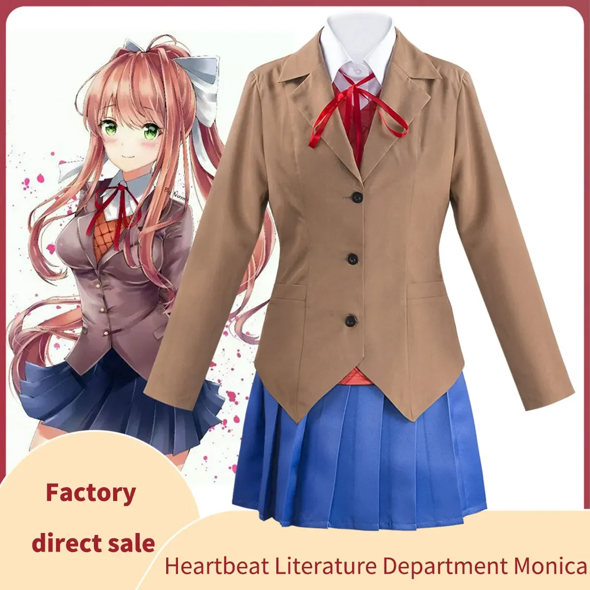 Kostum Cosplay Anime Doki Doki - Summer Vacation Clothing Men ulasan dan harga