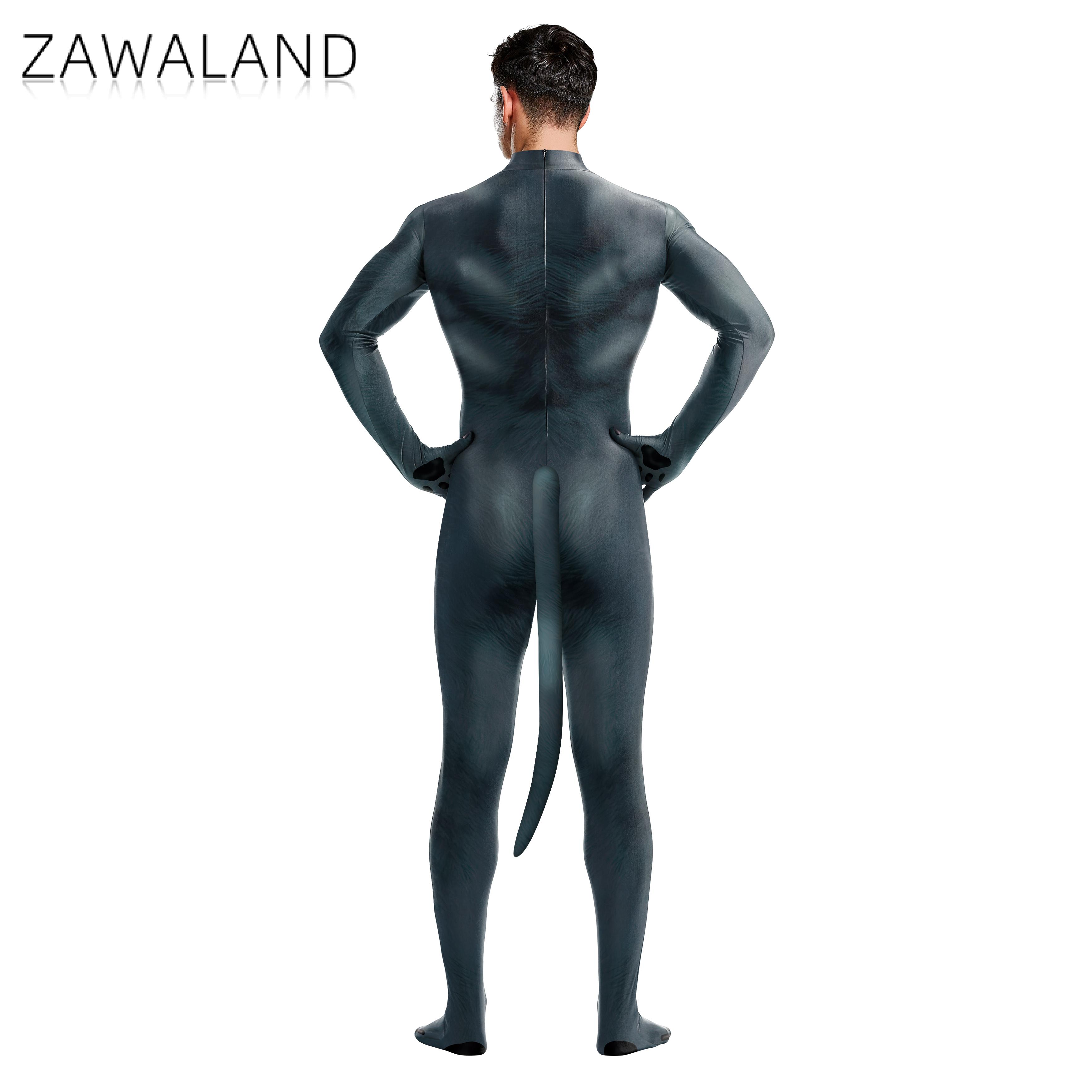 Zawdan kostum hewan Halloween  - Summer Vacation Clothing Men ulasan dan harga