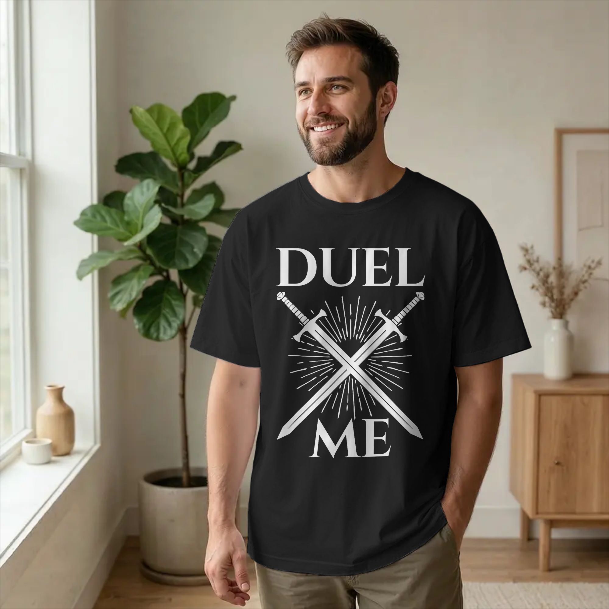 Kaus Pria Duel Me Sword Fighti - Summer Knights Clothing ulasan dan harga