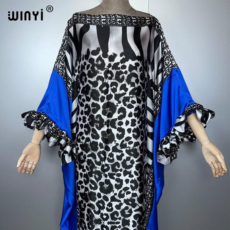 WINYI Gaun Malam Motif Macan T - Summer Clothing Holiday ulasan dan harga