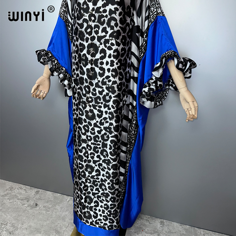 WINYI Gaun Malam Motif Macan T - Summer Clothing Holiday ulasan dan harga