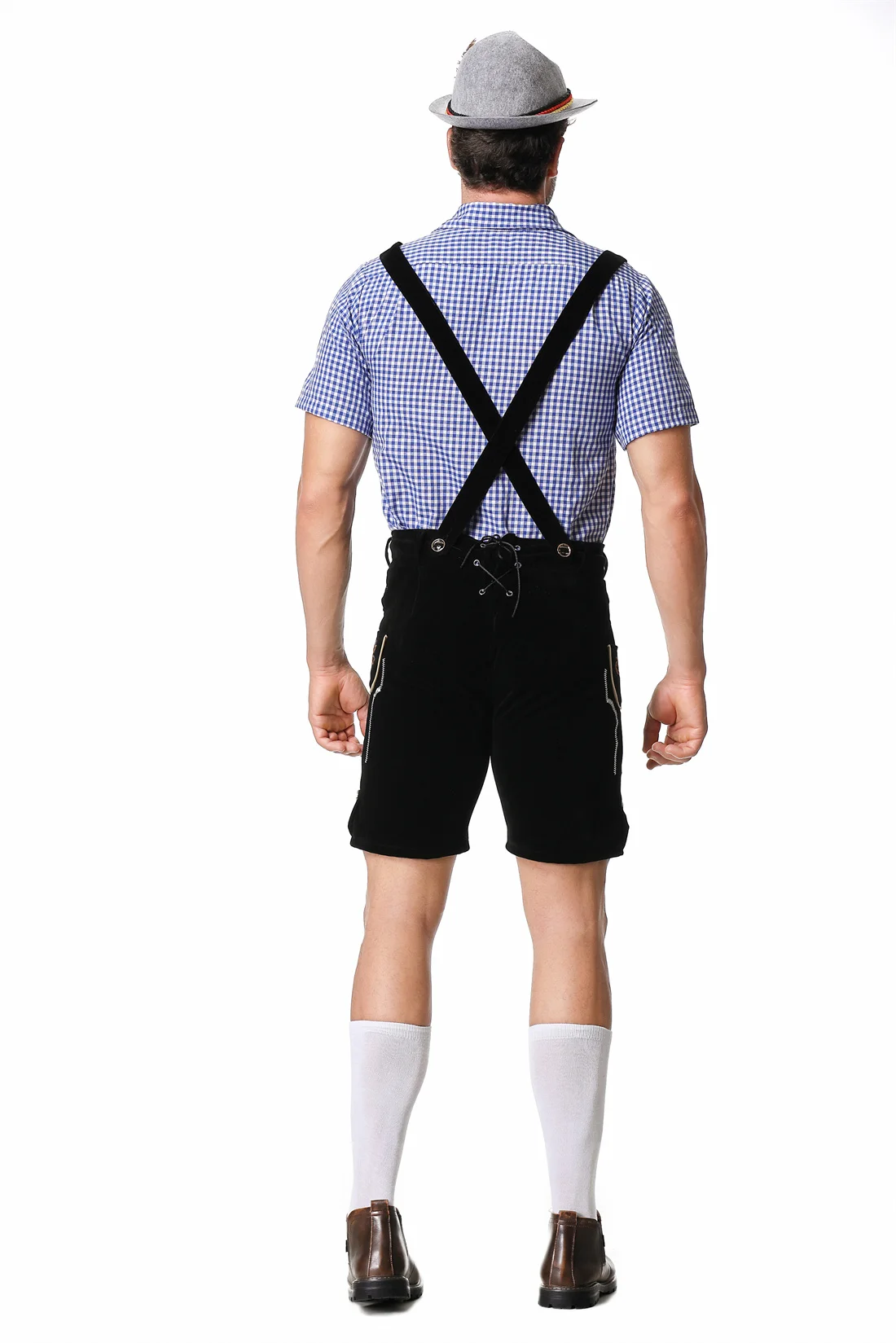 Kostum Lederhosen pria Jerman  - Summer Vacation Clothing Men ulasan dan harga