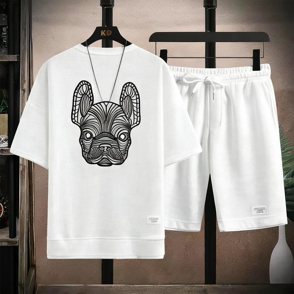 Setelan Kaos Lengan Pendek dan - Summer Clothing Sets Men ulasan dan harga