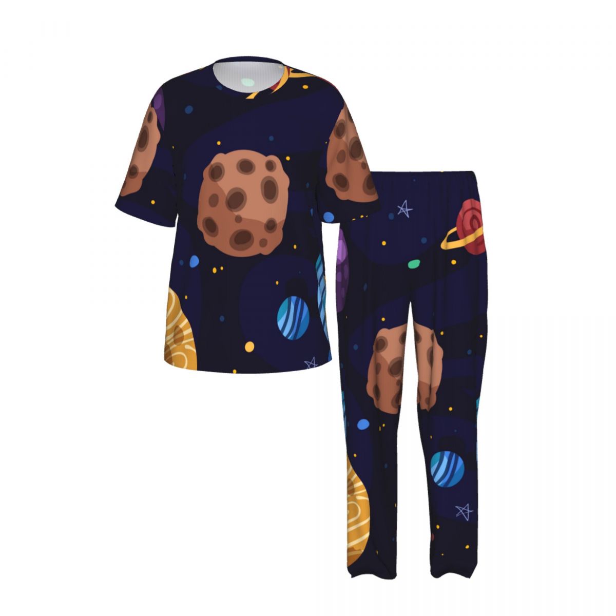 Setelan Piyama Pria Celana Pan - Summer Clothing Cartoon ulasan dan harga