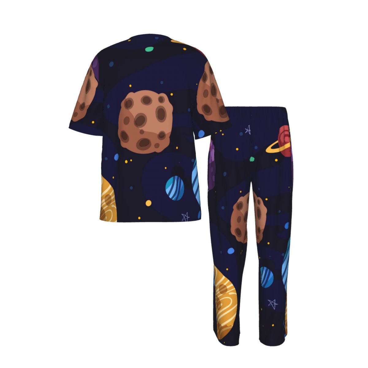 Setelan Piyama Pria Celana Pan - Summer Clothing Cartoon ulasan dan harga