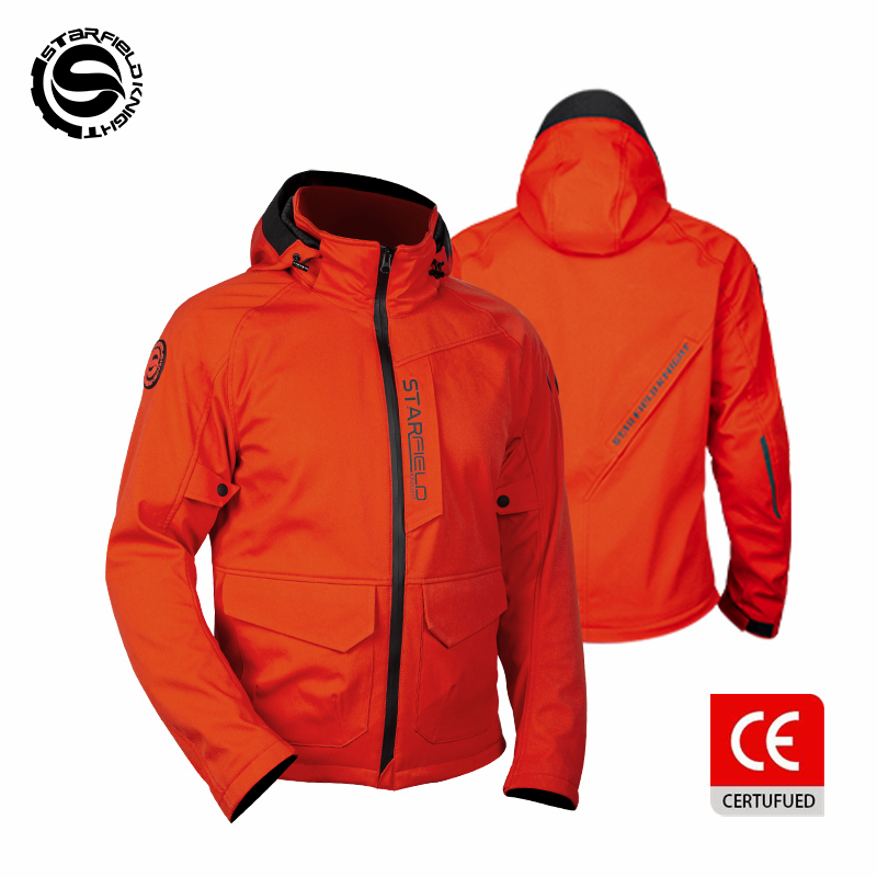 SFK Jaket Motor Oranye Pria Wa - Summer Knights Clothing ulasan dan harga