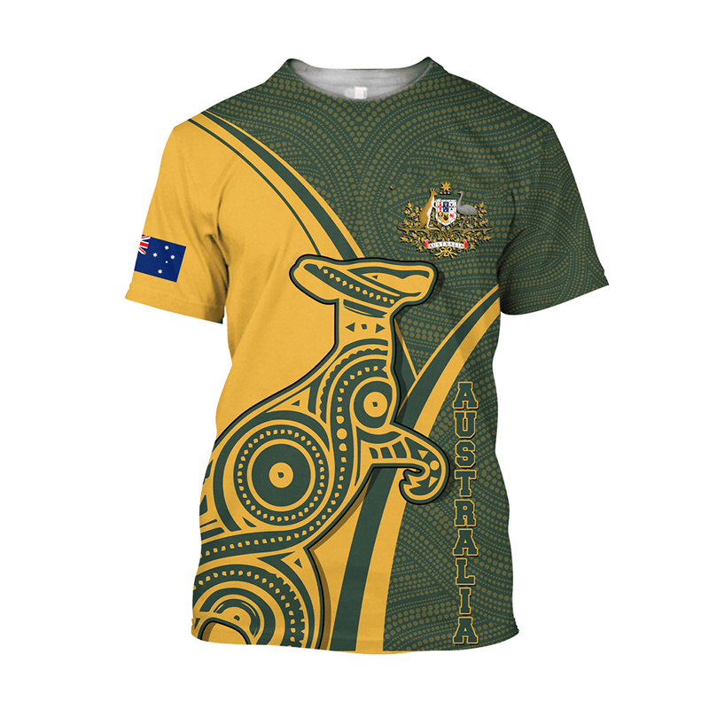 Kaus Atasan Australia Kanguru  - Summer Clothing Women Australia ulasan dan harga