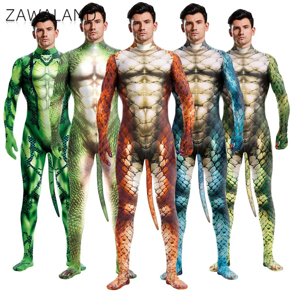 Zaweland kostum pria naga ular - Summer Vacation Clothing Men ulasan dan harga