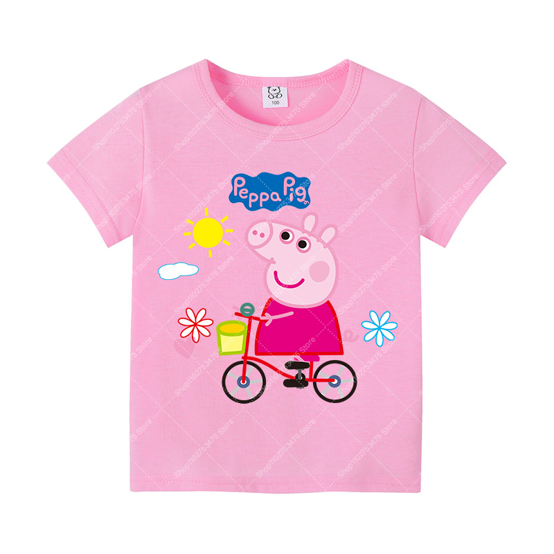 Kaus Katun Lucu Anak Perempuan - Summer Clothing Cartoon ulasan dan harga