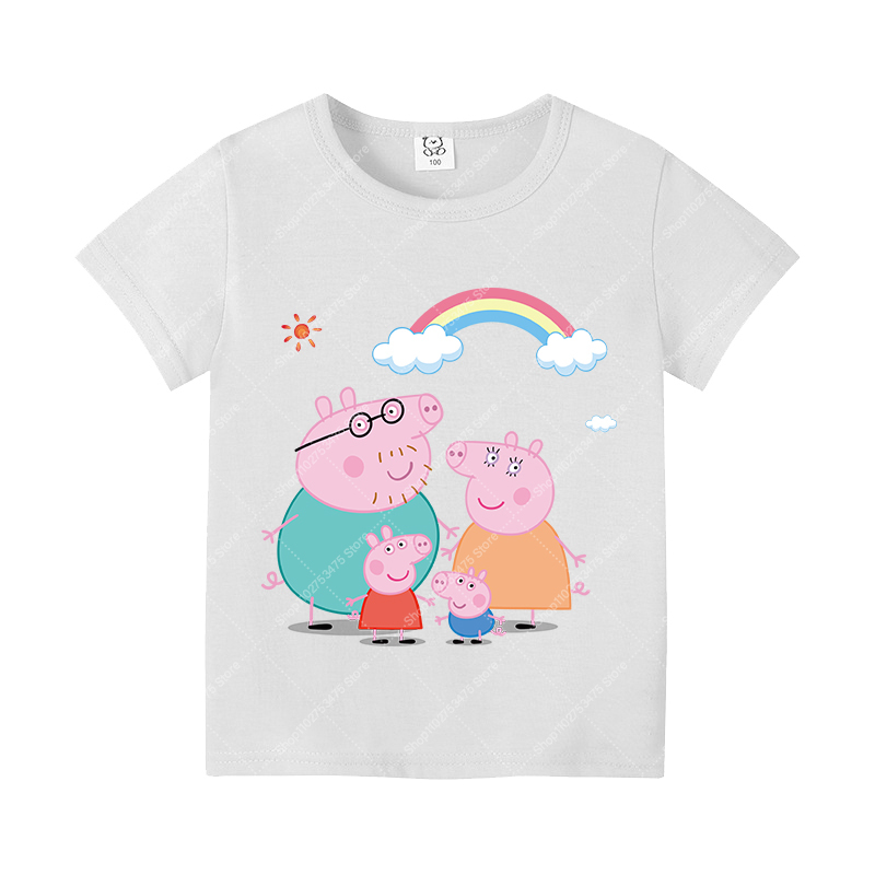 Kaus Katun Lucu Anak Perempuan - Summer Clothing Cartoon ulasan dan harga