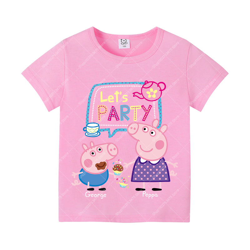 Kaus Katun Lucu Anak Perempuan - Summer Clothing Cartoon ulasan dan harga