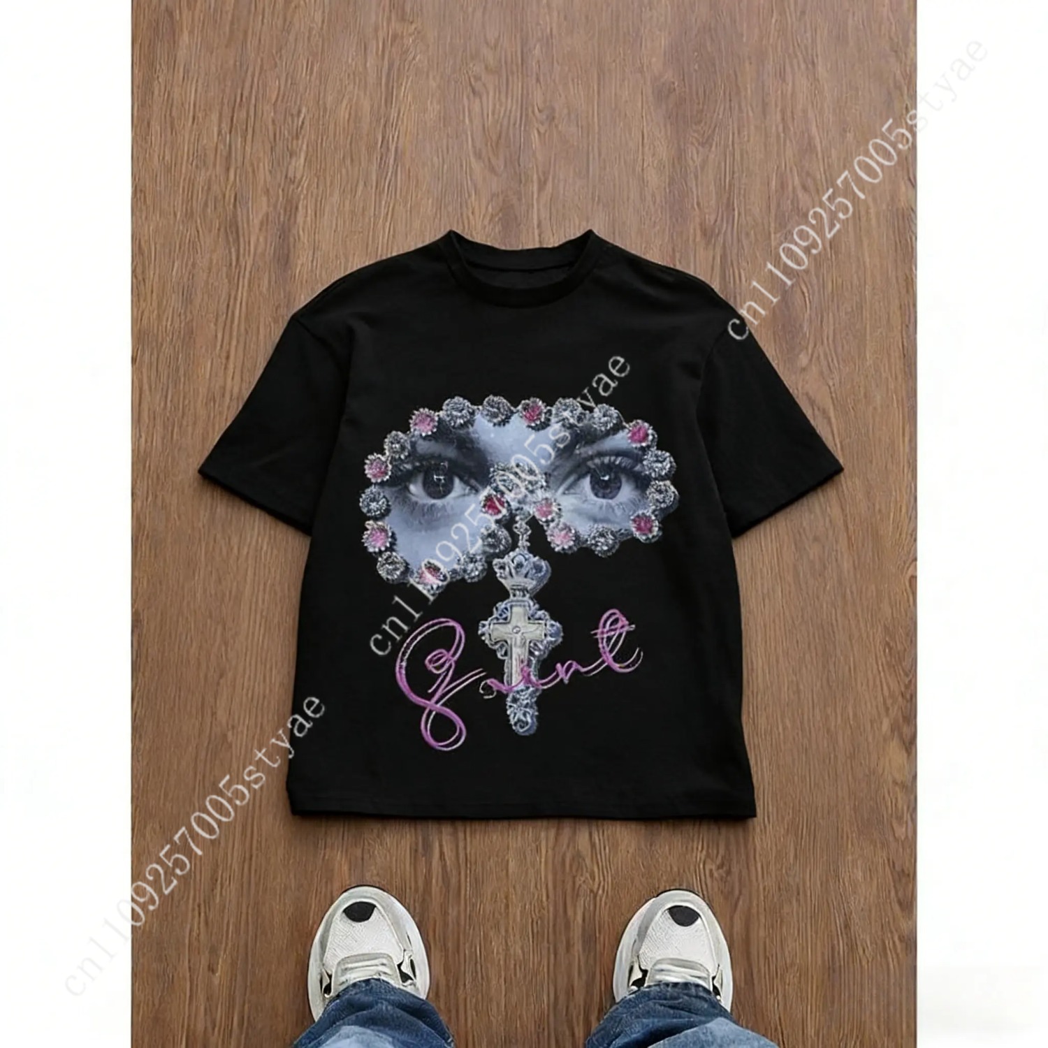 Kaos Pria Longgar Bermotif Gra - Summer Quilt ulasan dan harga