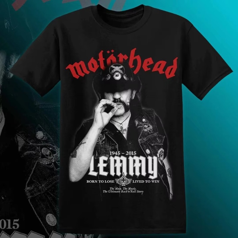 Kaus MOTÖRHEAD LEMMY Kaus Y2k  - Summer Clothing Brands For Women ulasan dan harga