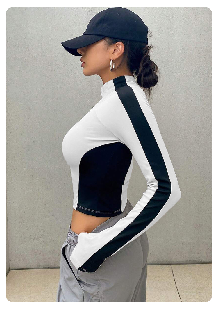 Jaket Yoga Kerah Tinggi untuk  - Summer Clothing Types ulasan dan harga
