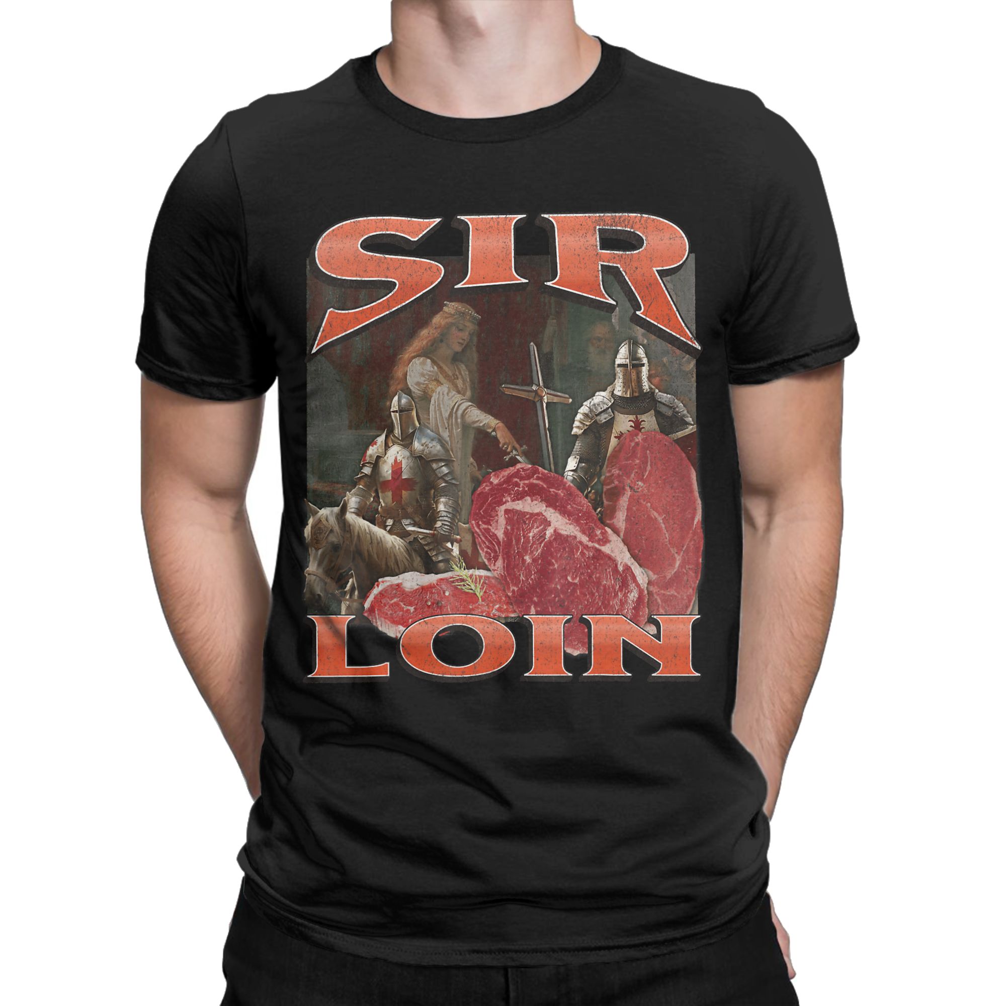 Kaus Grafis Meme Pun Knight Of - Summer Knights Clothing ulasan dan harga