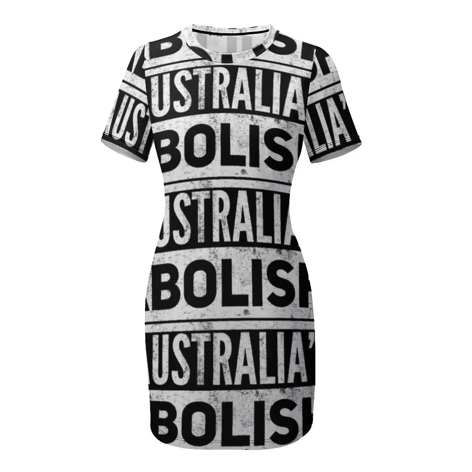 Gaun Lengan Pendek “Australia” - Summer Clothing Women Australia ulasan dan harga