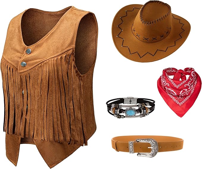 Kostum Cowgirl Pria Wanita Set - Summer Vacation Clothing Men ulasan dan harga