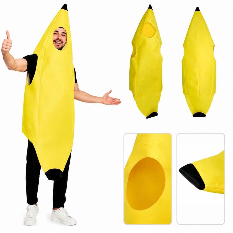 Kostum Pisang Dewasa Jumpsuit  - Summer Vacation Clothing Men ulasan dan harga
