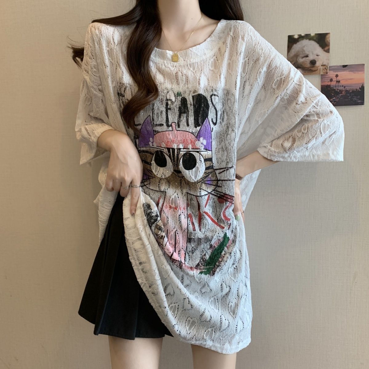 Pakaian wanita ukuran besar mu - Summer Clothing Cartoon ulasan dan harga