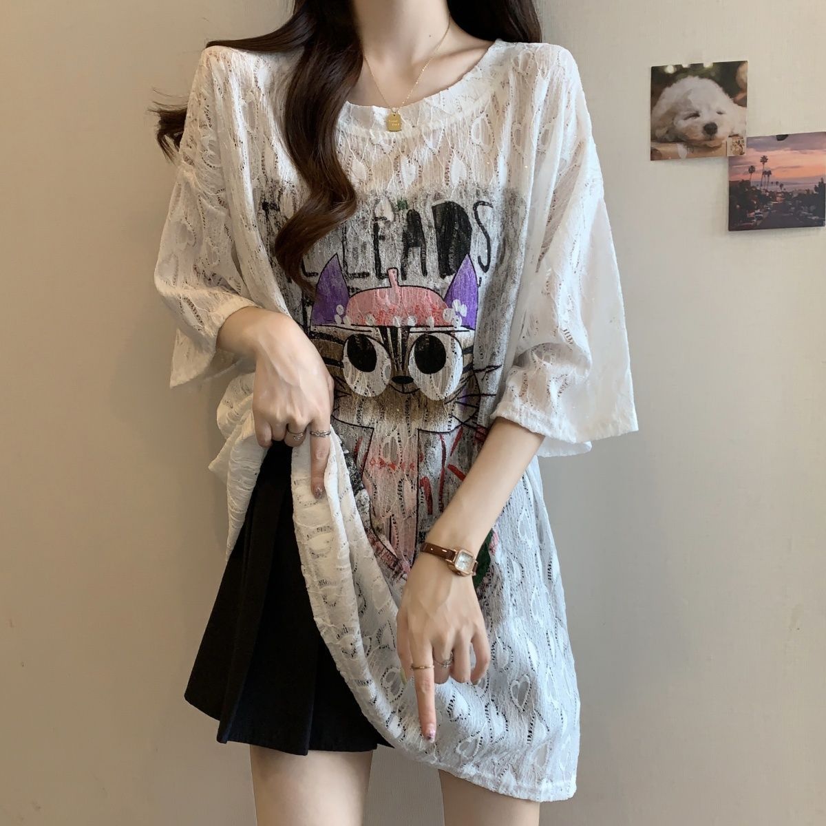 Pakaian wanita ukuran besar mu - Summer Clothing Cartoon ulasan dan harga