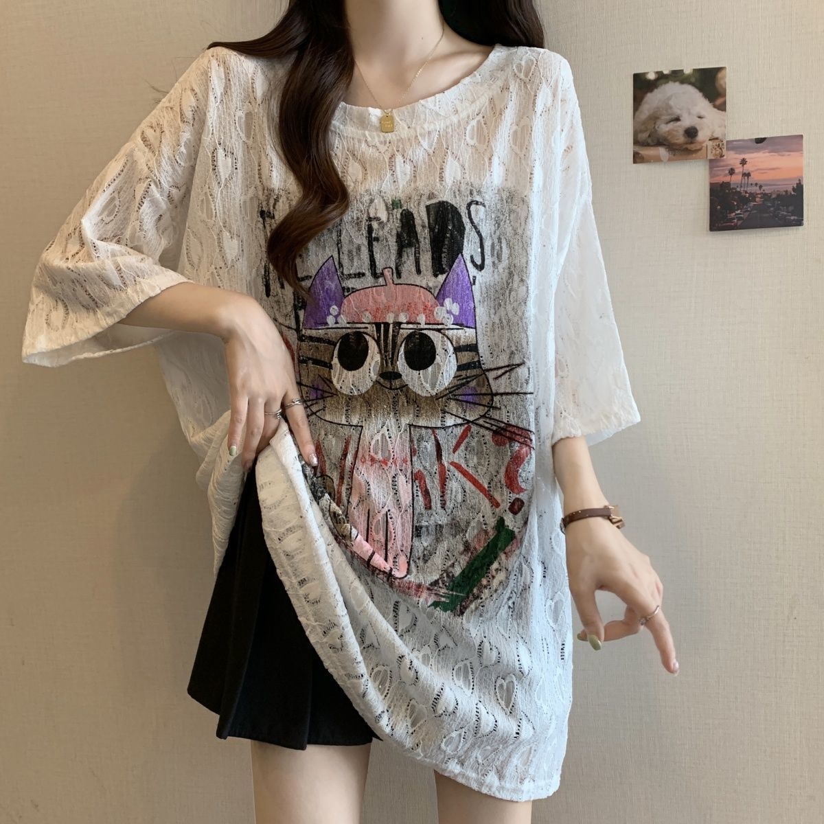 Pakaian wanita ukuran besar mu - Summer Clothing Cartoon ulasan dan harga