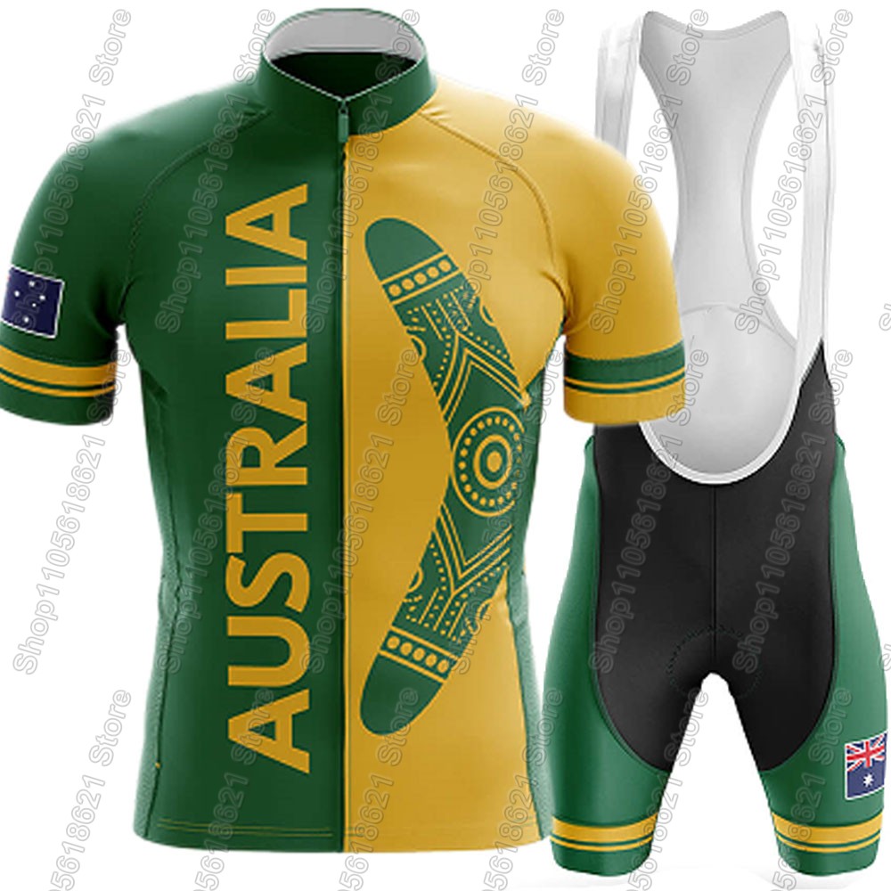 Jersey Bersepeda Tim Nasional  - Summer Clothing Australia ulasan dan harga