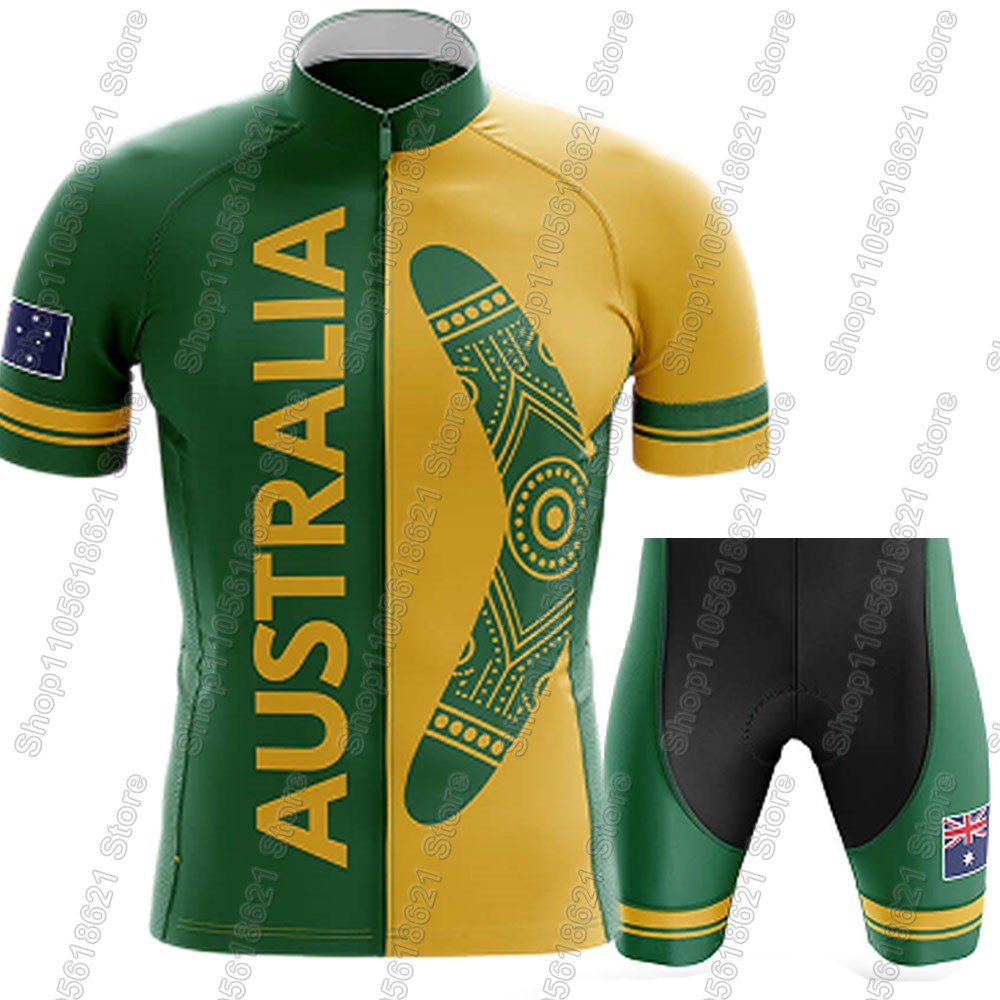 Jersey Bersepeda Tim Nasional  - Summer Clothing Australia ulasan dan harga
