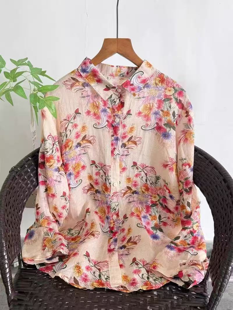 Kemeja dan blus linen ramie 10 - Summer Clothing Brands For Women ulasan dan harga