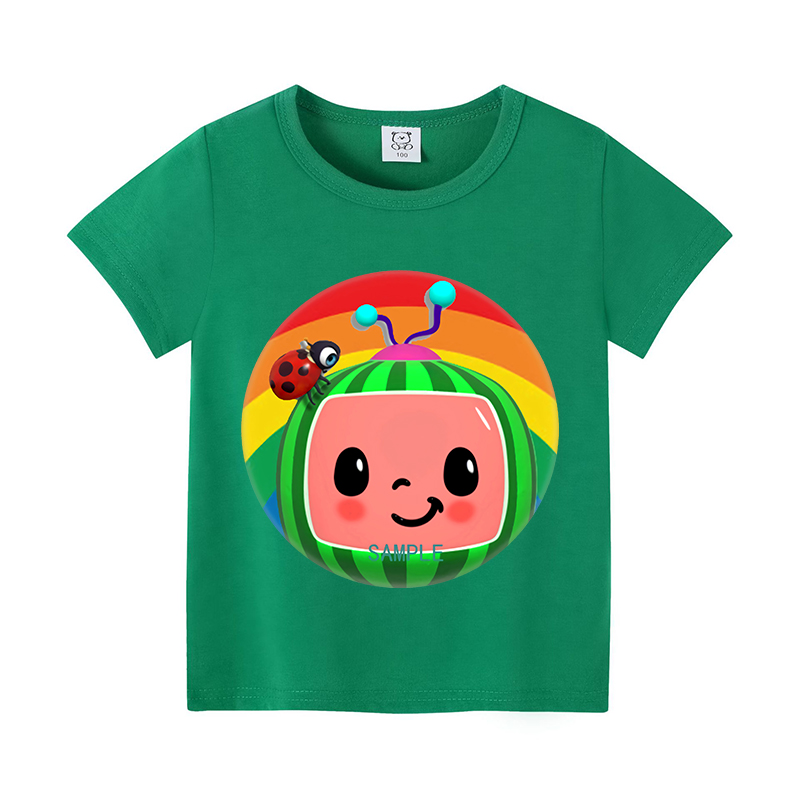 Kaus Bayi Cocomelons Kaus Leng - Summer Clothing Cartoon ulasan dan harga
