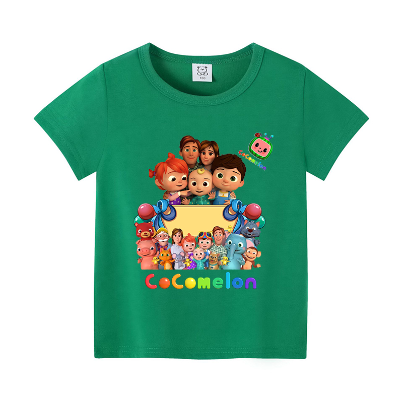 Kaus Bayi Cocomelons Kaus Leng - Summer Clothing Cartoon ulasan dan harga